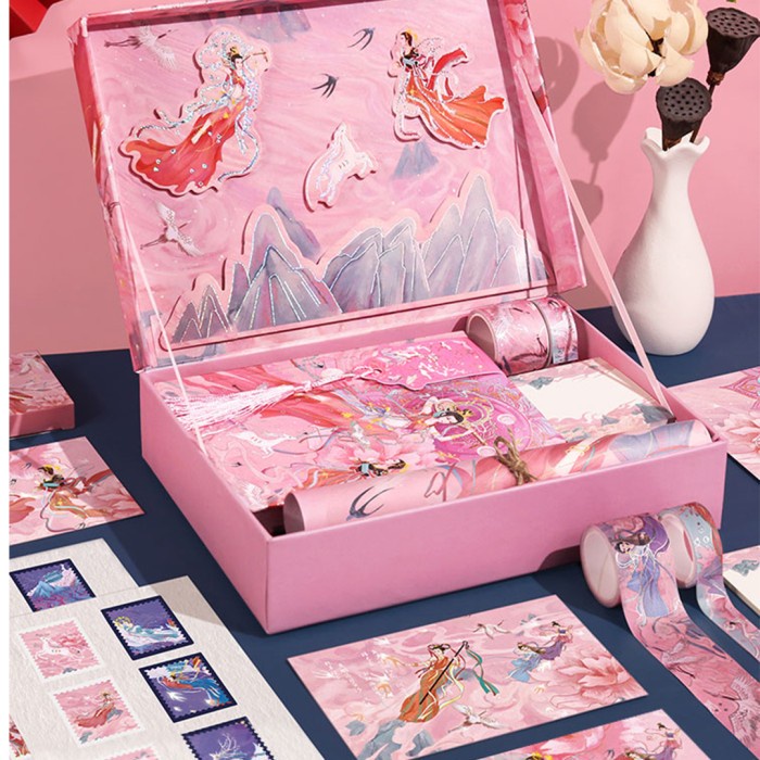 

Discount hadiah buku Diary Set Notebook, Washi Tape, Sticker, & Calendar Plan /BUKU TULIS