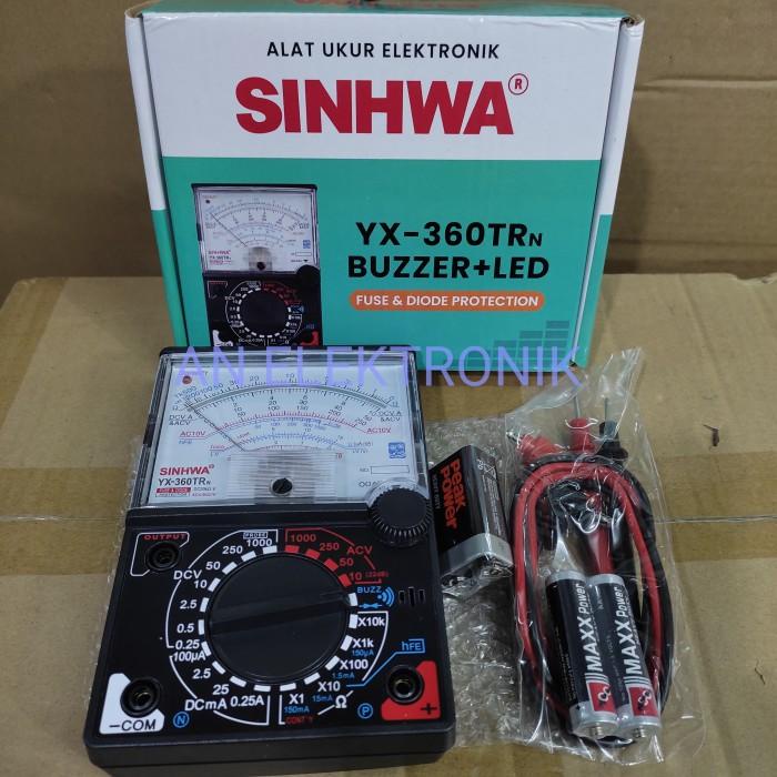 Terlaris Analog Multitester/Multimeter/Apometer Sinhwa Yx-360Trn