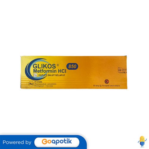 GLIKOS 850 MG BOX 100 KAPLET