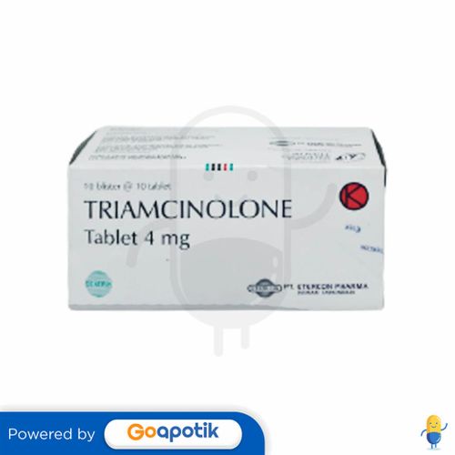 TRIAMCINOLONE ETERCON 4 MG BOX 100 TABLET