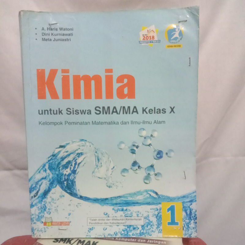 Kimia untuk siswa SMA kelas X kelompok peminatan  kurikulum 2013 edisi revisi penerbit yramaWidya