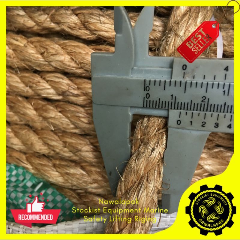 

Tali Tambang Manila 12mm / Tali Tampar Gurita / Harga Per Roll