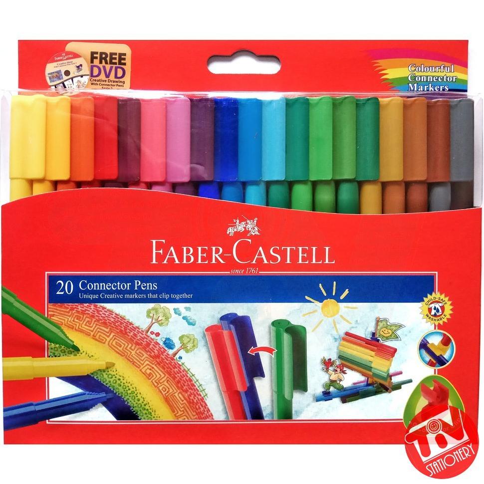 

Diskon Habis Connector Pens Faber Castell Creative Marker 20 Warna