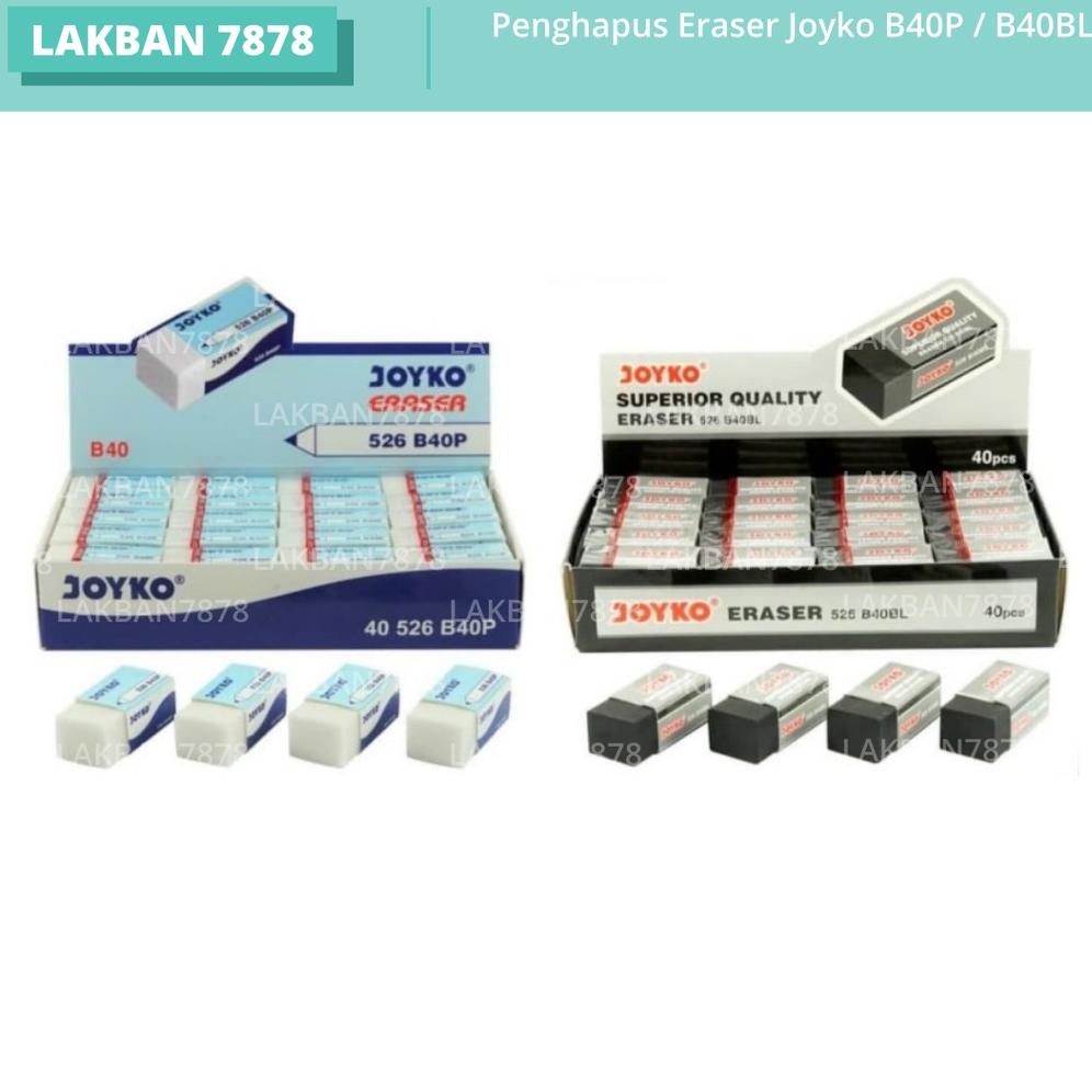 

Diskon Habis Penghapus Eraser Joyko B40P / B40Bl - Putih Hitam