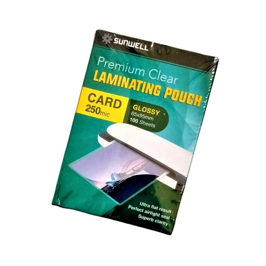 

Garansi Resmi Plastik Laminating Id Card Ktp Tebal 250 Micron Isi 100 Lbr 6,9 Cm X 9,5 Cm
