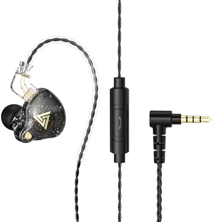 Tercepat QKZ AK6 Pro QKZ AK6 Ares QKZ AK6 DMX QKZ AK6 Sport Earphone dengan Mic alt KZ EDX Pro QKZ A