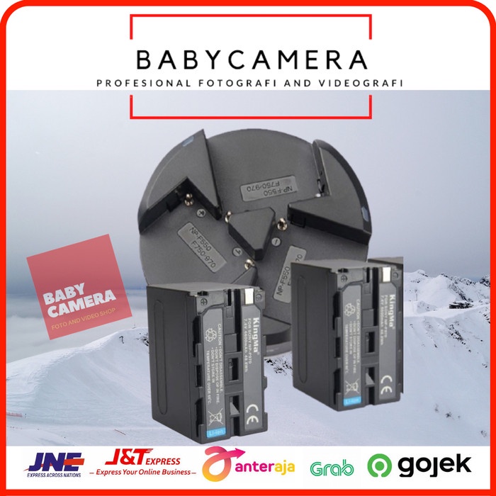 PAKET BATERAI F970 CHARGER BATERAI LED BATERAI SONY F970