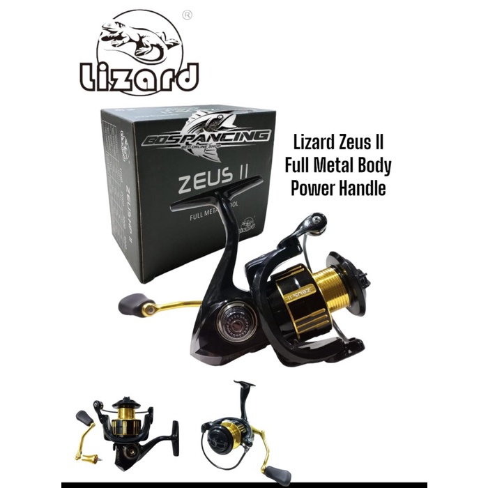 REEL LIZARD ZEUS II 1000-6000 POWER HANDLE - METAL BODY