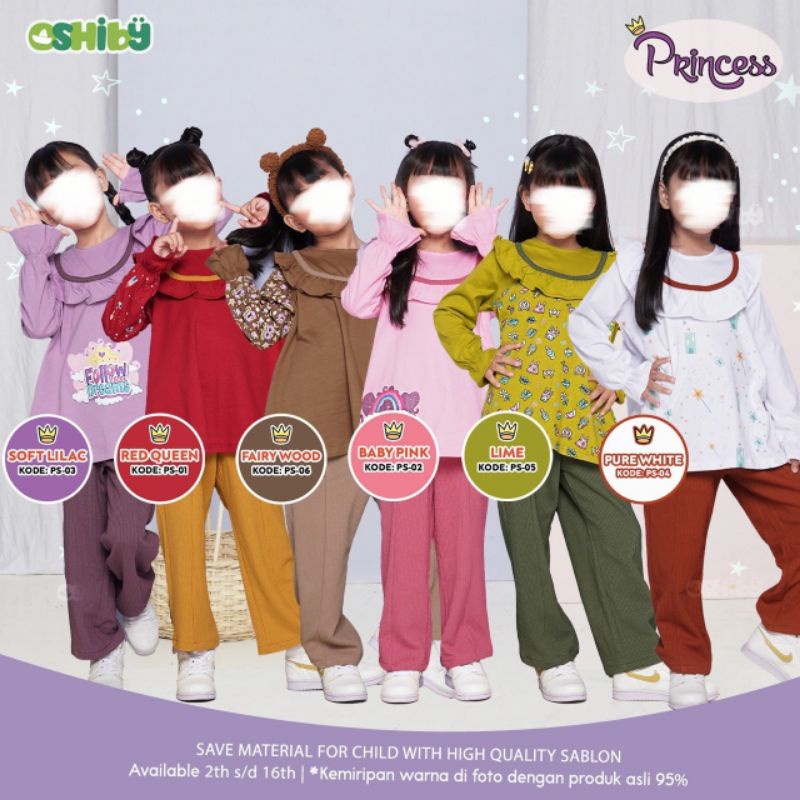 Princess Series by Oshiby / Setelan Anak Perempuan