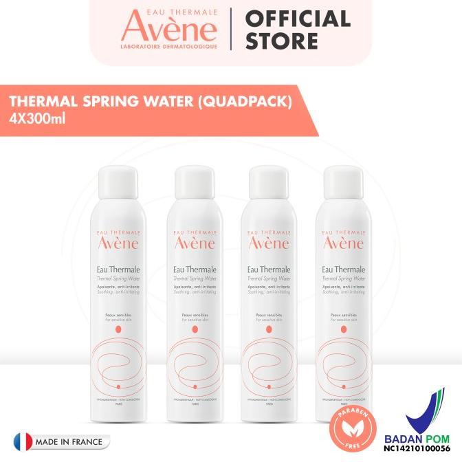 Avene Thermal Spring Water 300ml Quad Pack (300ml x 4) - All Type Skin