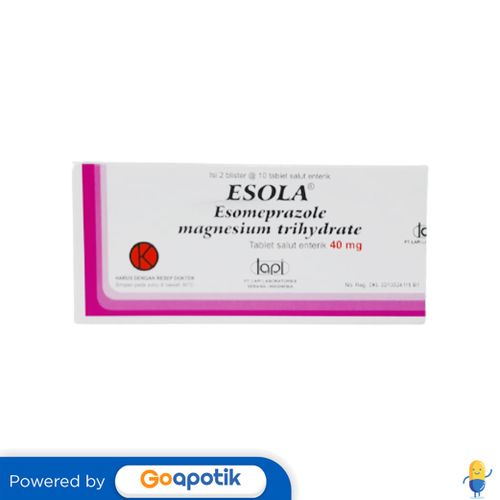 ESOLA 40 MG BOX 20 TABLET