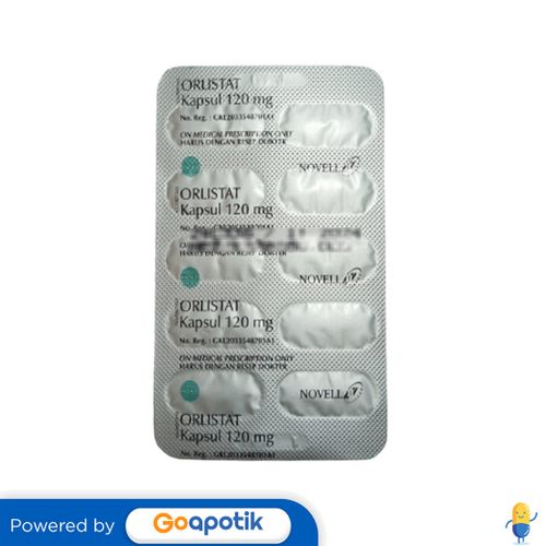 ORLISTAT NOVELL 120 MG BLISTER 10 KAPSUL