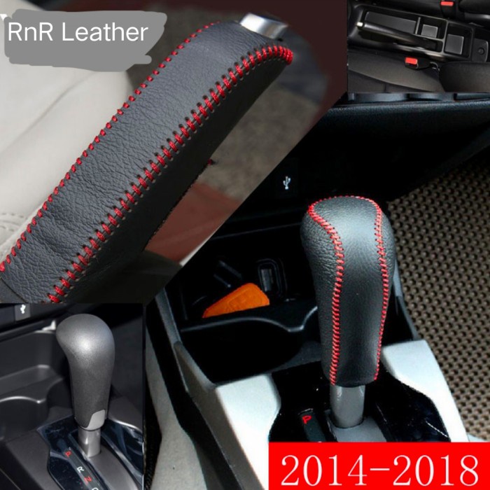 SARUNG COVER GEAR TUAS PERSENELENG KNOB SHIFT HONDA JAZZ 2014-2020
