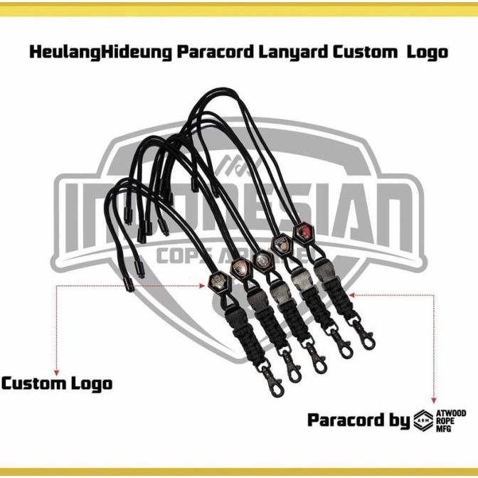 

Gantungan id card custom logo
