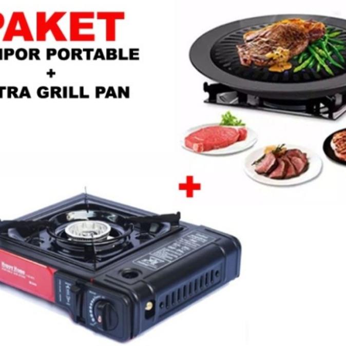 Paket Kompor Portable BBQ Ultra Grill Pan