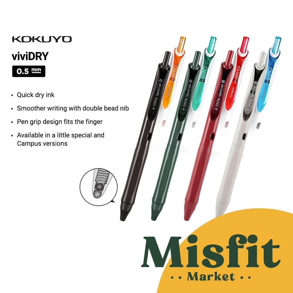

Cuci Gudang Kokuyo Vividry Pen Gel 0,5 Mm