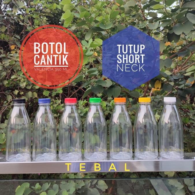 Botol Cantik 350 ml Tebal / Botol Plastik 350 ml /Valencia Tebal(26gr)