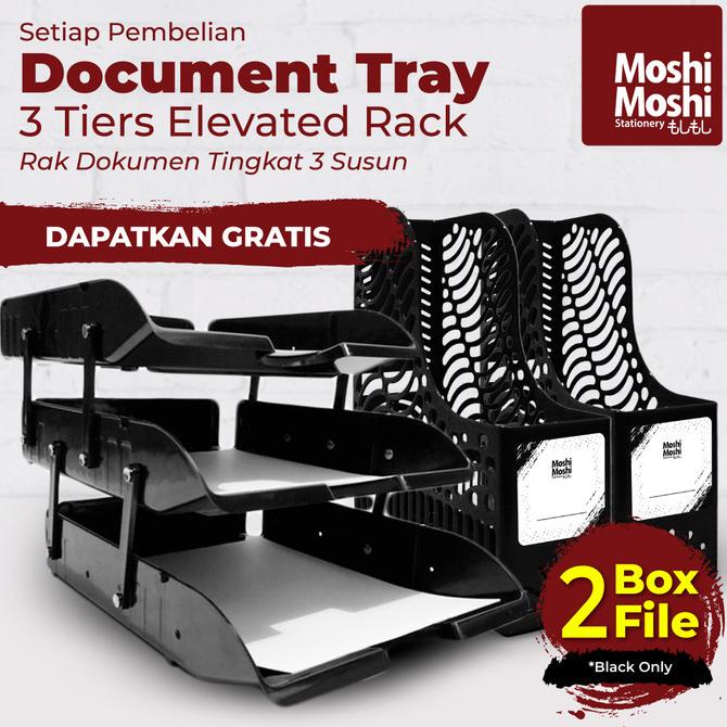 

PROMO Document Letter Tray Rak Susun Dokumen 3 Tingkat FREE 2 File Box