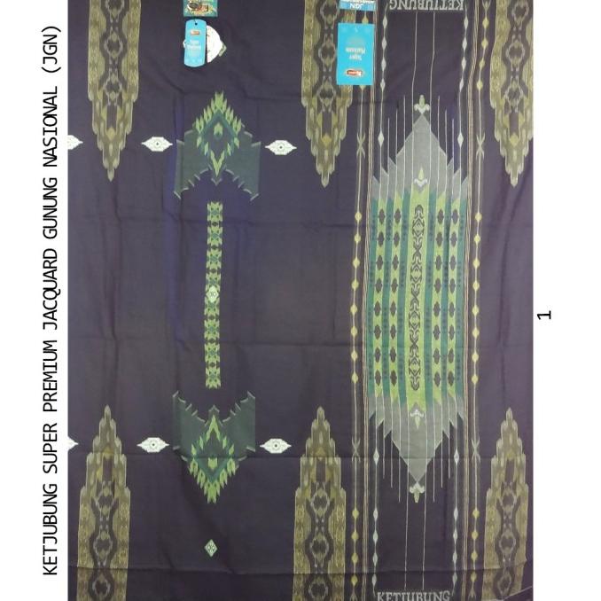SARUNG KETJUBUNG SUPER PLATINUM JACQUARD GUNUNG NASIONAL (JGN)