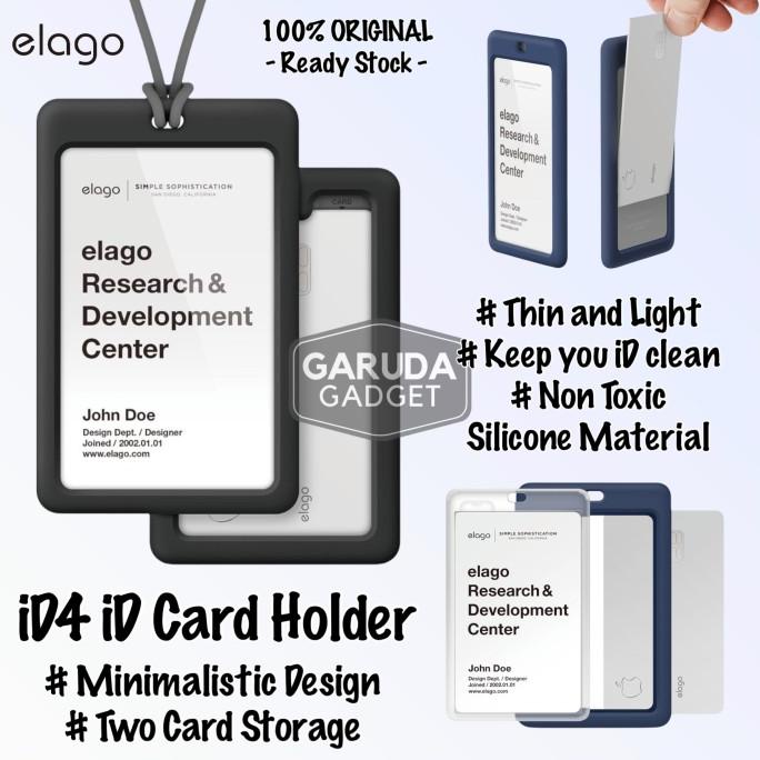 

Name Tag Elago iD4 iD Card Holder Badge Strap Kartu Kerja Kantor ATM