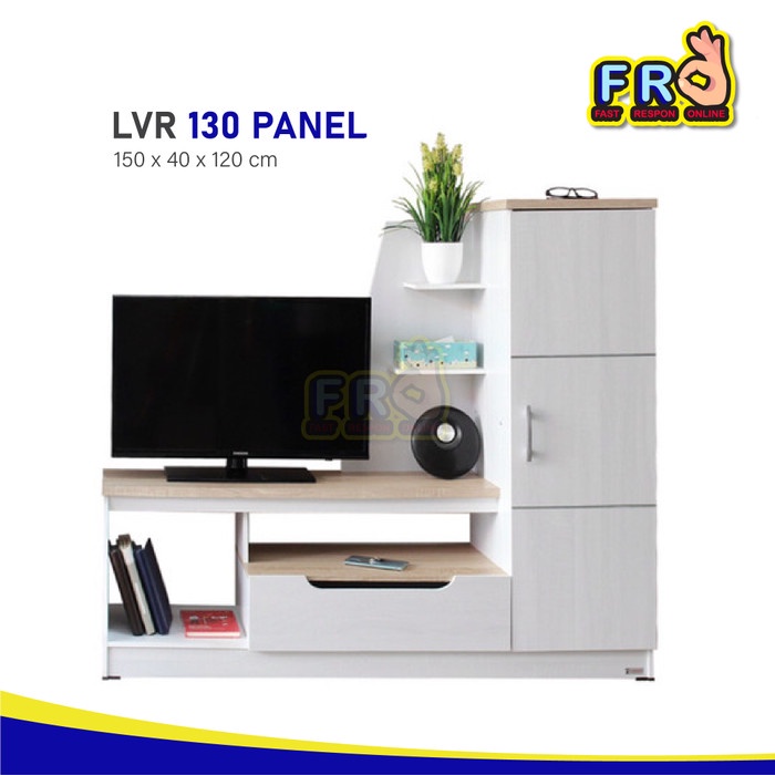 Terlaris Meja Buffet Tv Lvr 130 Kaca / Rak Tv / Minimalis / Modern(Kurir Toko)