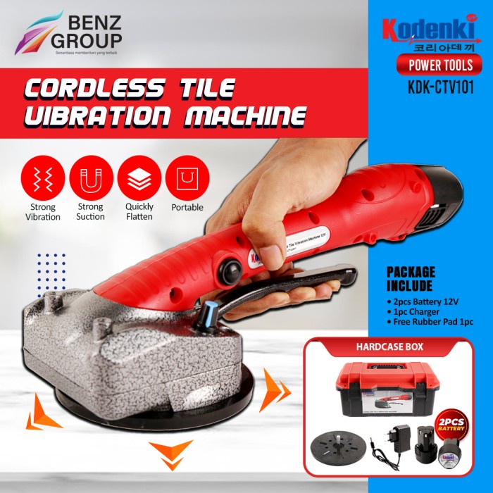 Terlaris Kodenki Mesin Kop Perata Angkat Keramik - Cordless Vibration Suction