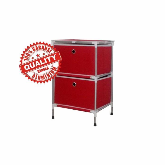 Terlaris Rakita Ll 102 Nakas Rak / Lemari 2 Laci
