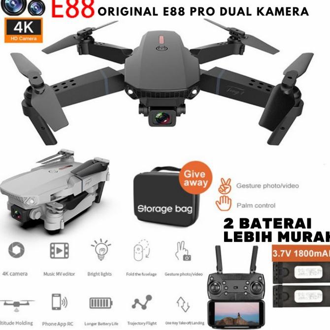 Drone Murah 4K Dual Kamera Optical Flow Mirip Mavic Mini