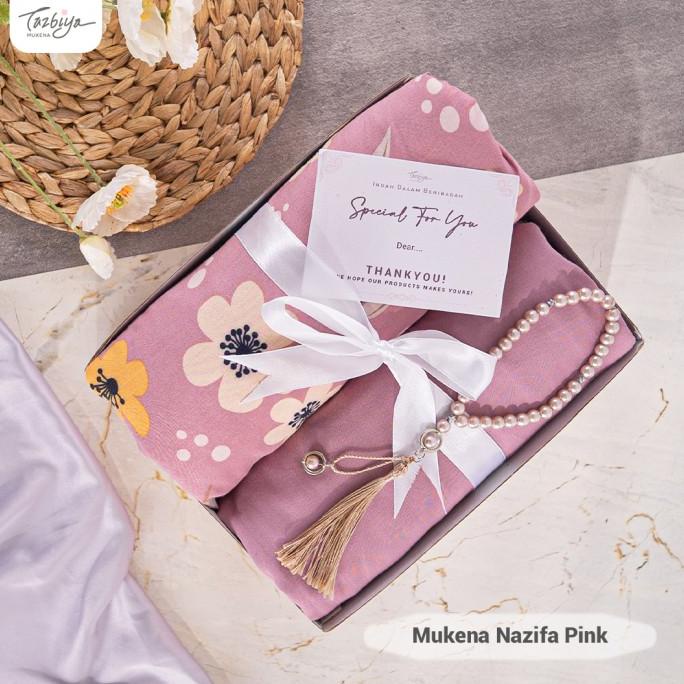 MUKENA TAZBIYA SPECIAL GIFT EXCLUSIVE KOMBINASI / KADO / HAMPERS