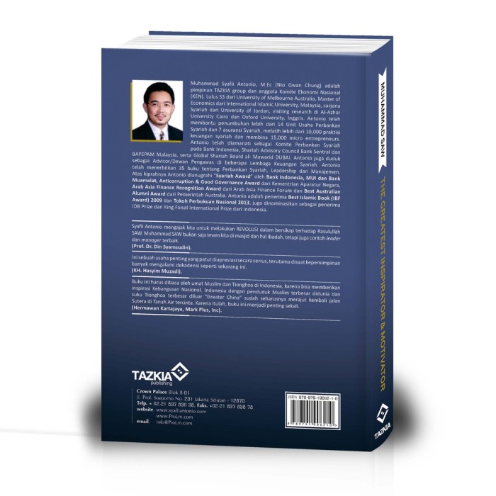 Diskon Spesial Original Buku Muhammad Saw-The Greatest Inspirator And Motivator Termurah
