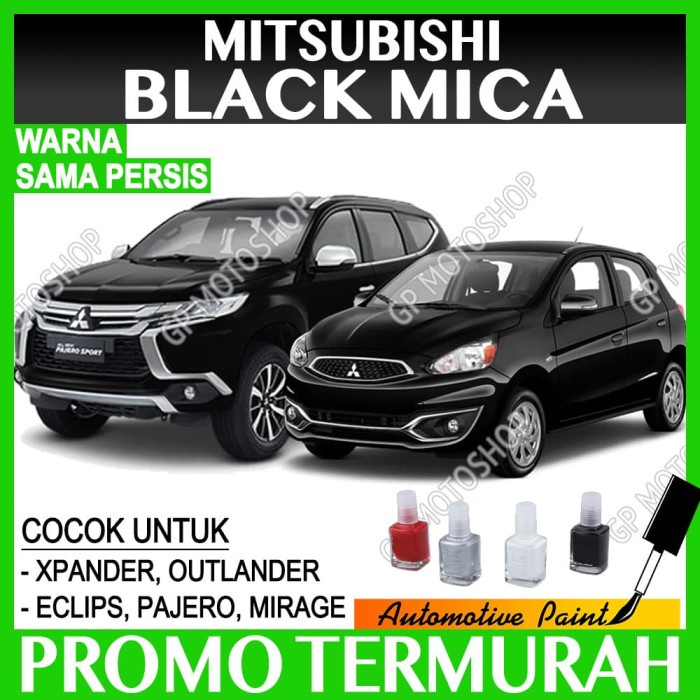 MITSUBISHI BLACK MICA CAT OLES PENGHILANG BARET MOBIL HITAM METALIK