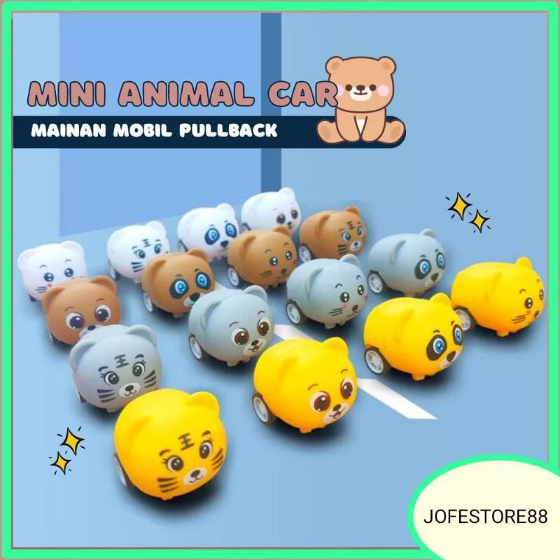 JOFESTORE88 X FerenHongXia MAINAN MOBIL ANAK MINI PULLBACK CAR RUNNER CAR