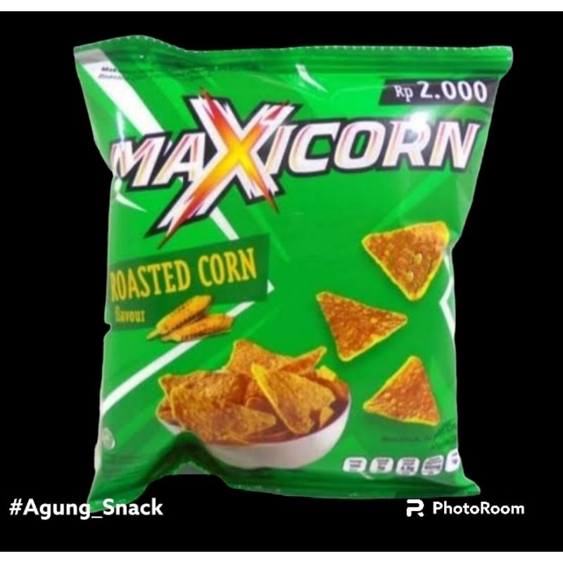 

Maxicorn Roasted Corn | 1 Renceng Isi 10 Bungkus @ 20 gram