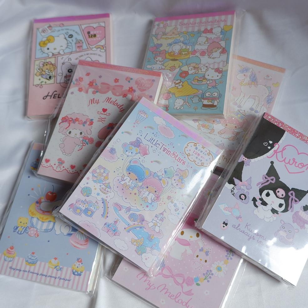 

Garansi Resmi Memopad 8 Design Notes Notepad Catatan Kecil Buku Notebook Sanrio Kuromi Cinnamoroll My Melody Hello Kitty Lucu Unik Kado Hadiah Gift