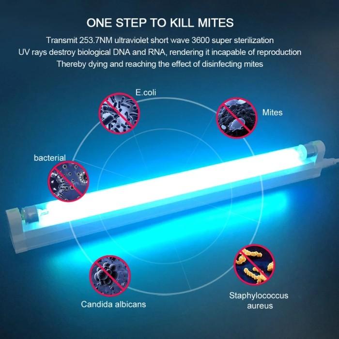 Lampu Uv Sterilizer Desinfektan Udara Pembunuh Tungau Bacteria Virus