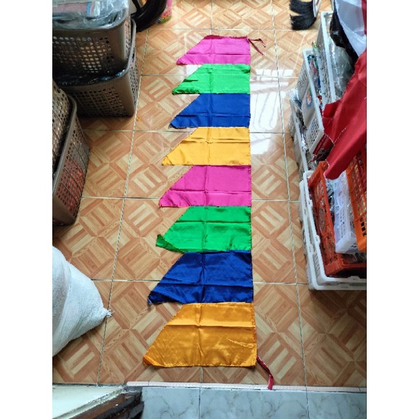 Umbul Umbul Bendera Merah Putih Polos / Umbul Umbul Bendera Warna Polos Zig Zag