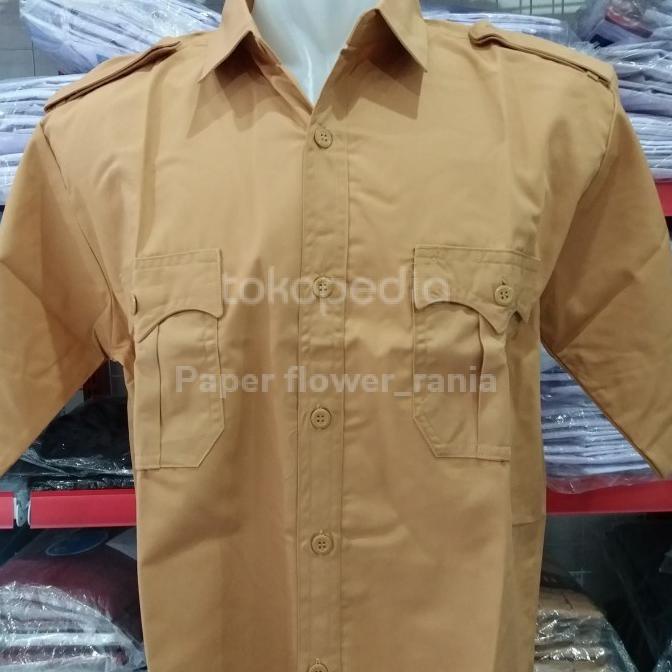 Baju Pramuka SMA / Seragam Baju Pramuka SMP / SMA Lengan Pendek