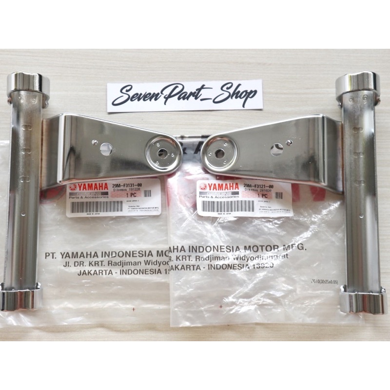 Braket Kuping Lampu Original Yamaha Rxking Rx King Rxk Cobra Master Old 29M-F3131-00 29M-F3121-00