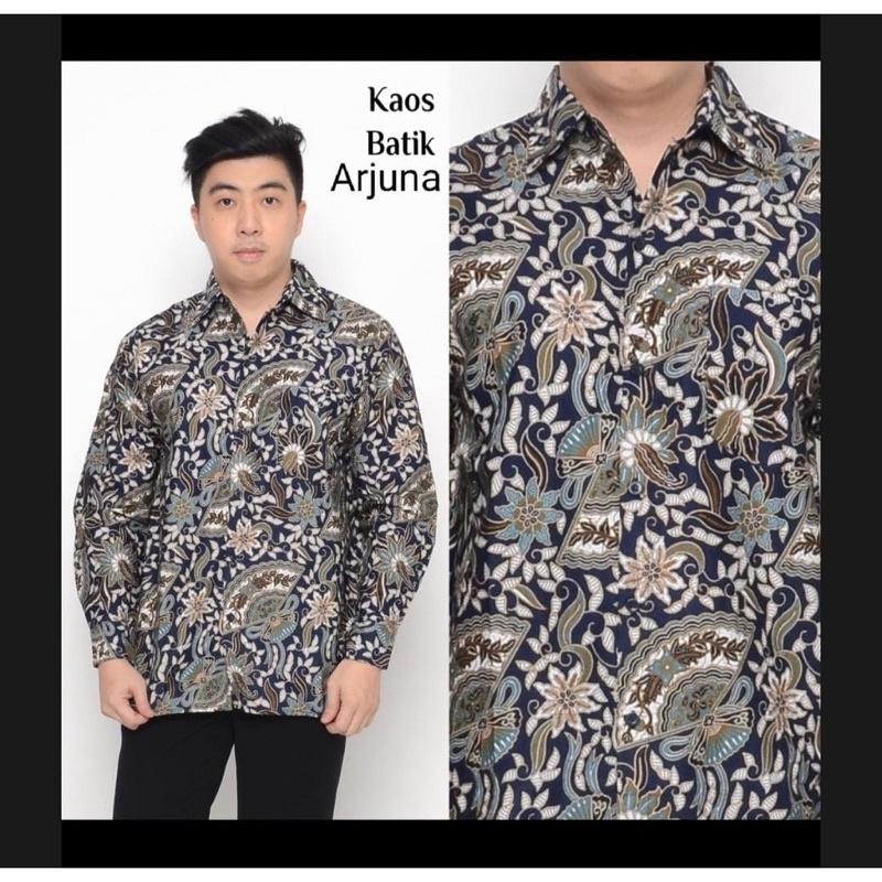 Batik Baju kemeja Yudistira-Kemeja-Pria-Dewasa-Batik-Katun-Halus-Premium