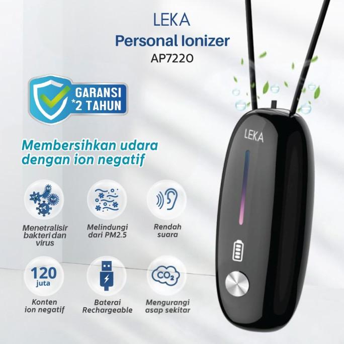 LEKA AP7220 Personal Ionizer - Portable Kalung Ion Negatif Purifier