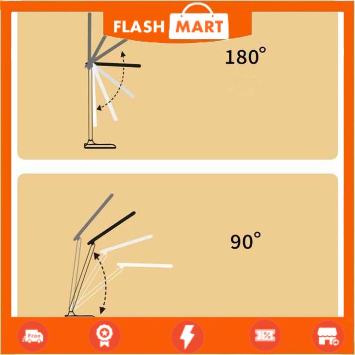 FLASHMART Lampu Meja Belajar LED Eye Protection Plug USB 3 Color 8W - SL3