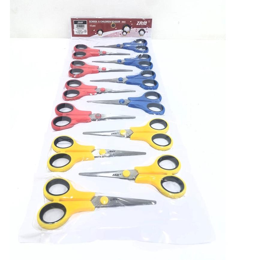 

Event Ramadhan Harga Grosir ( 1lempeng/12pcs ) Gunting Kecil Warna ZRM-Z802 / Z-801 836_