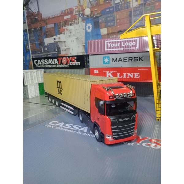 Diecast Truck MSC Scania Scala 50
