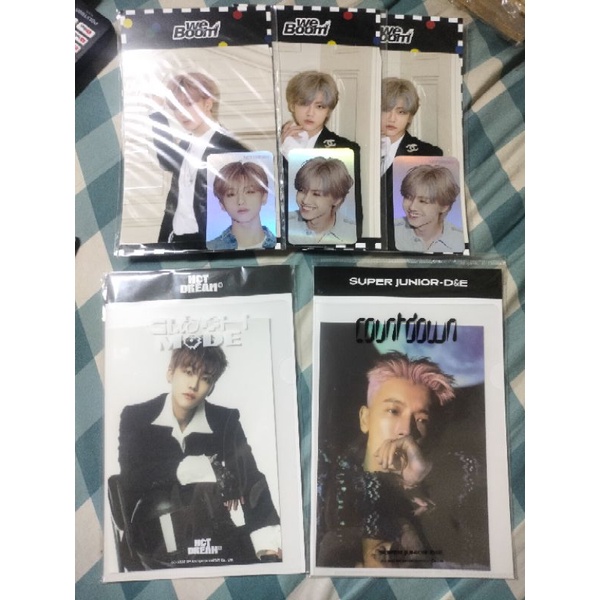 Nct Jisung Jaemin hologram Super junior Donghae Postcard only