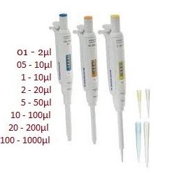 Socorex Acura Micropipette Cap.10-100 l Adjustable Volume 825.0100