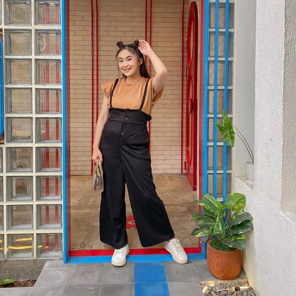 PROMO Yoenik Apparel Yumi Overall Kulot Jumpsuit Wanita Baju Kodok Celana Panjang Kualitas NO 1