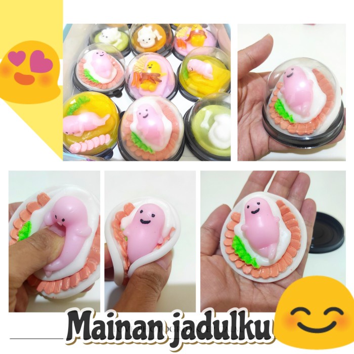 Mainan Squishy Puding Moni Mochi Jumbo Imut Banget