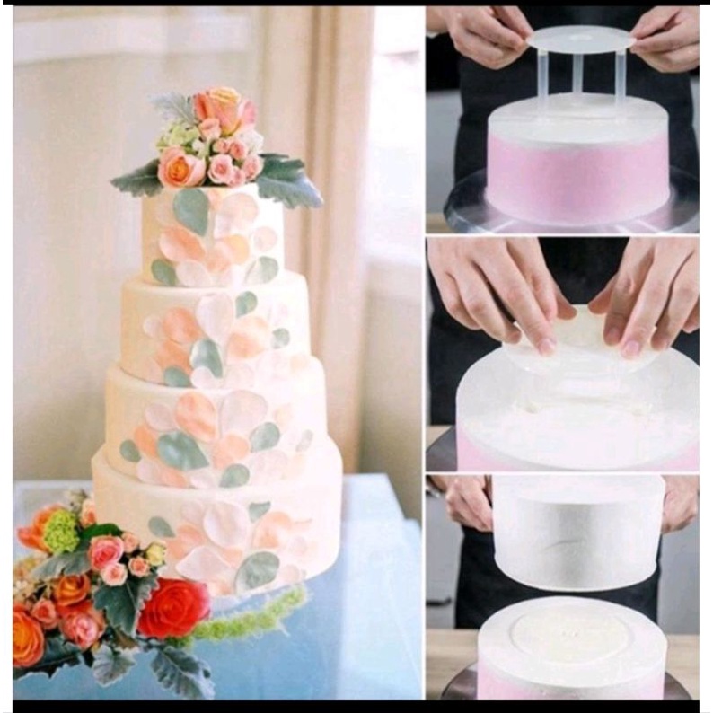 Tatakan kue bertingkat set Cake stand Bracket bingkai kue penyangga