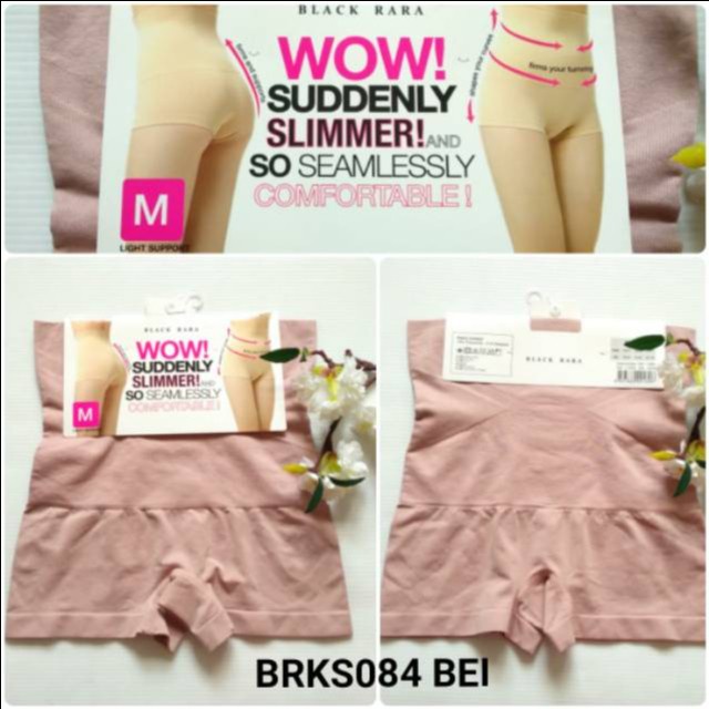 Korset CELANA KORSET BLACK RARA BY PIERRE CARDIN CORSETTE PANTY 084 SIZE L - Hitam, L(O3F2) Korset C