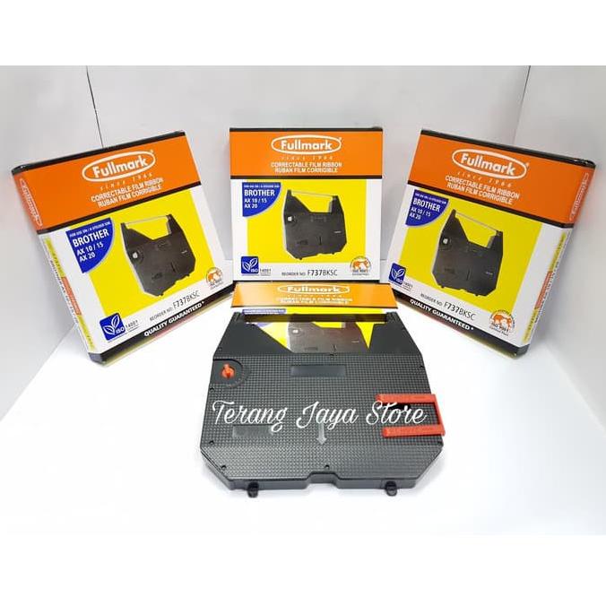 

[KODE N7VIW] Pita Mesin Tik Elektrik Brother Fullmark FC737BKSC Pita AX10/15/20